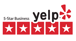 Yelp reviews 5 stars logo